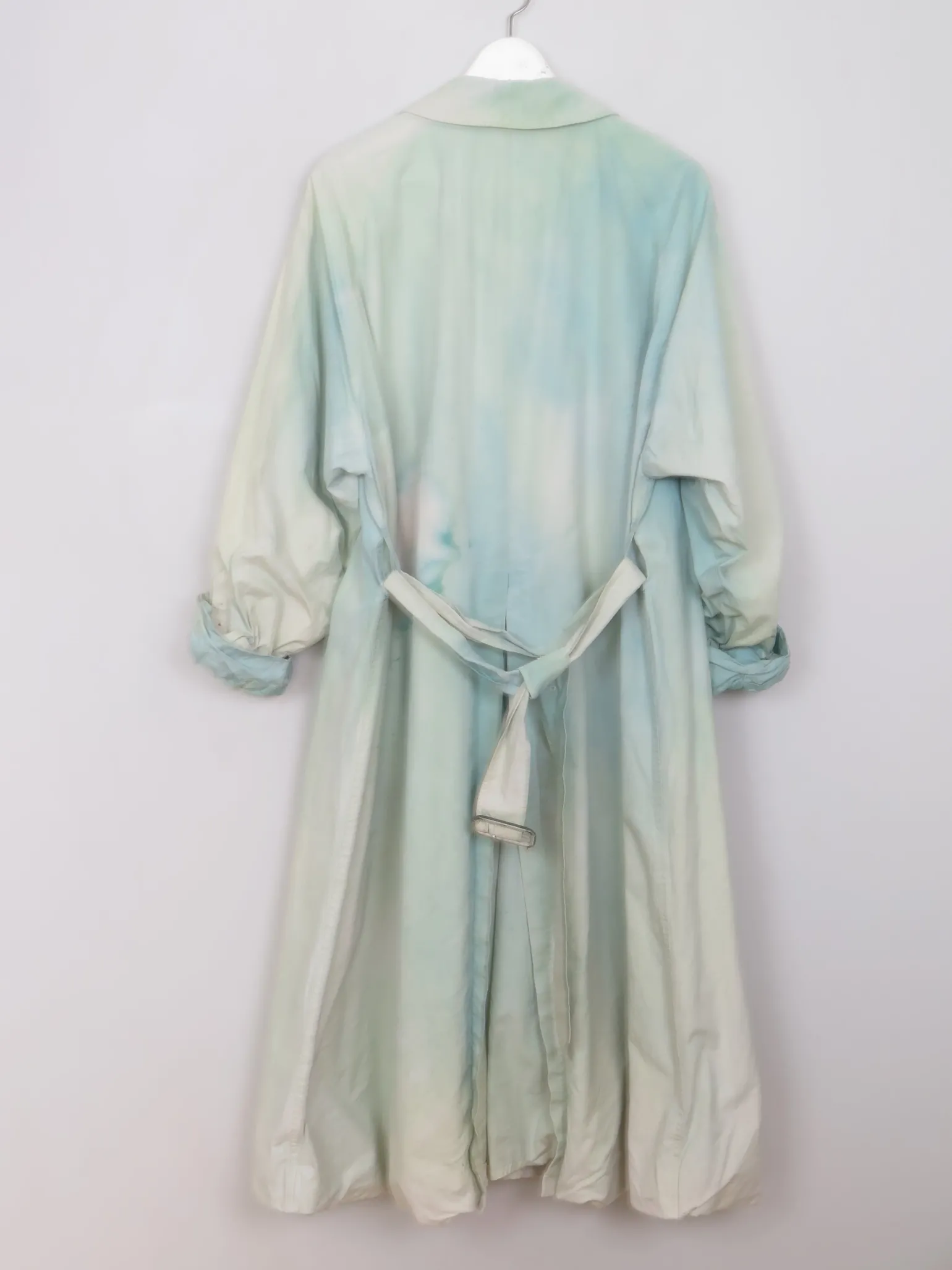Women's Vintage Overdyed Burberry Swing Trench Coat S-L