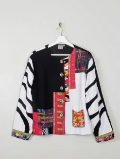 Women's Vintage Patchwork Jacket L
