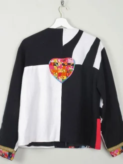 Women's Vintage Patchwork Jacket L
