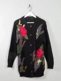 Women's Vintage Patterned Cardigan S/M
