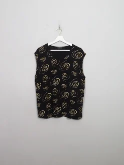 Women's Vintage Patterned Top XL/XXL