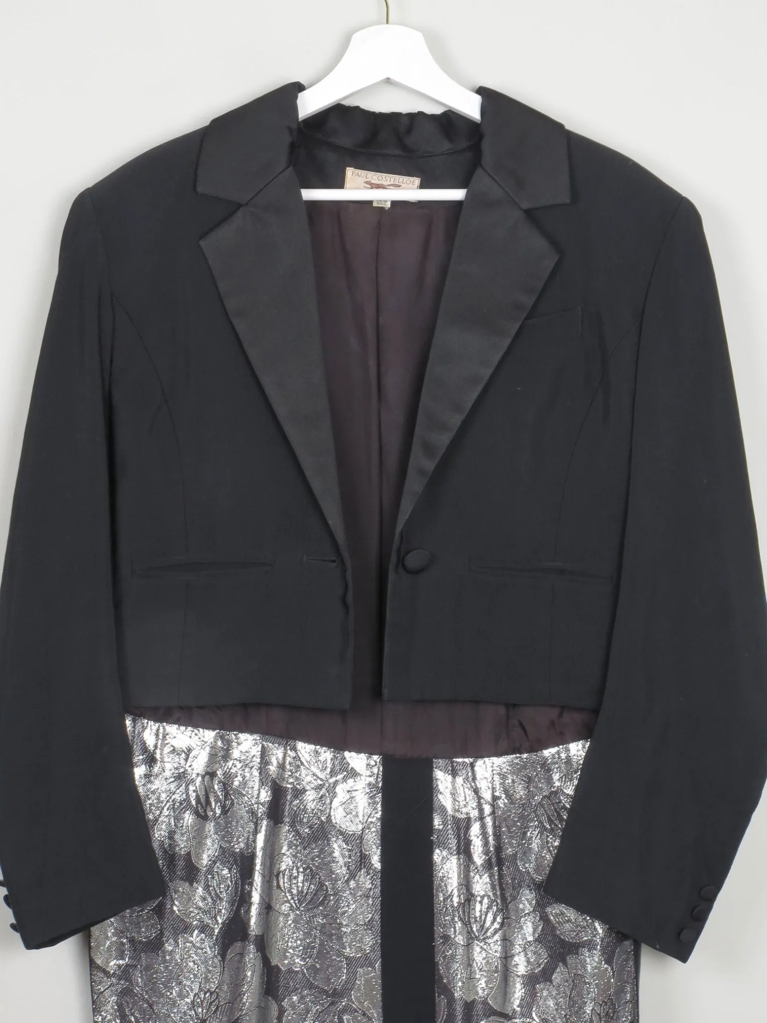 Women's Vintage Paul Castello Tails Coat S