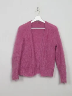 Women's Vintage Pink Mohair Cardigan S