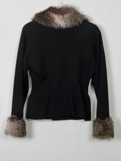 Women's Vintage Plein Sud Wool Jacket With Trims XS