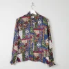 Women's Vintage Printed Blouse M