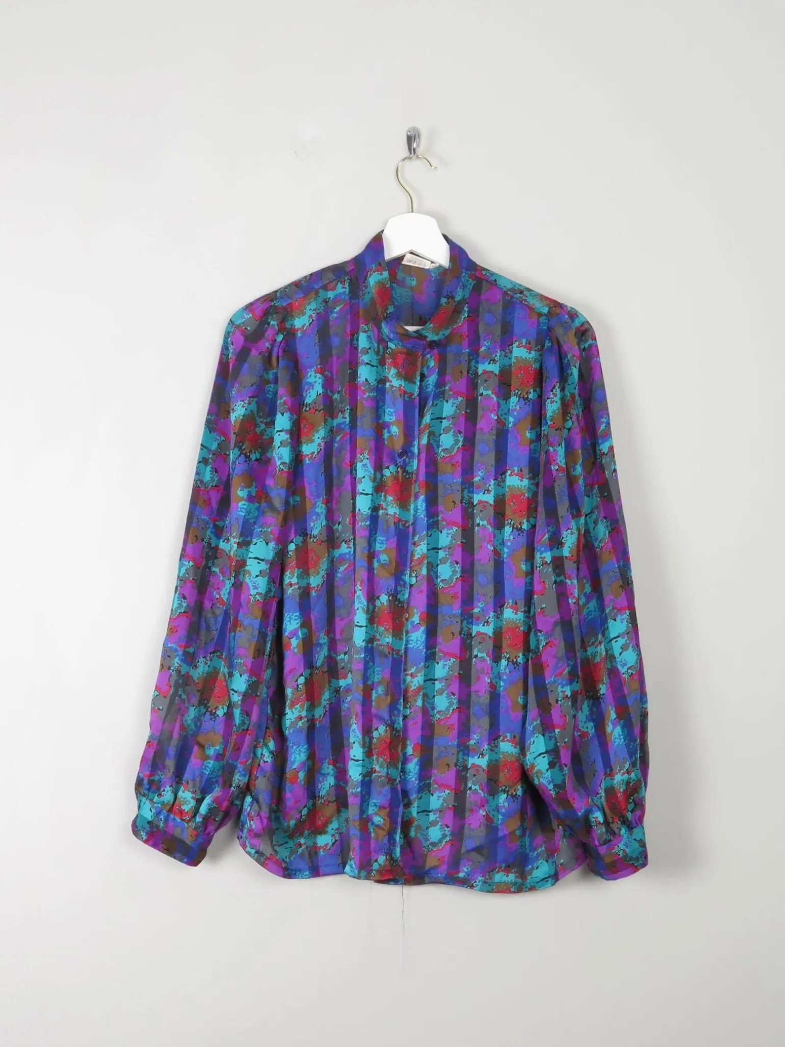 Women's Vintage Printed Blouse M