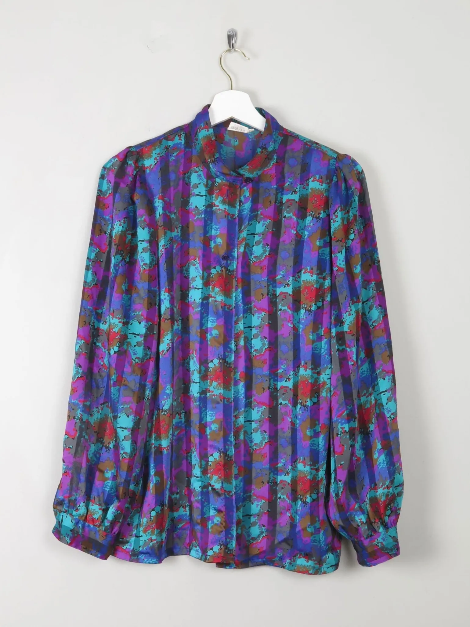 Women's Vintage Printed Blouse M