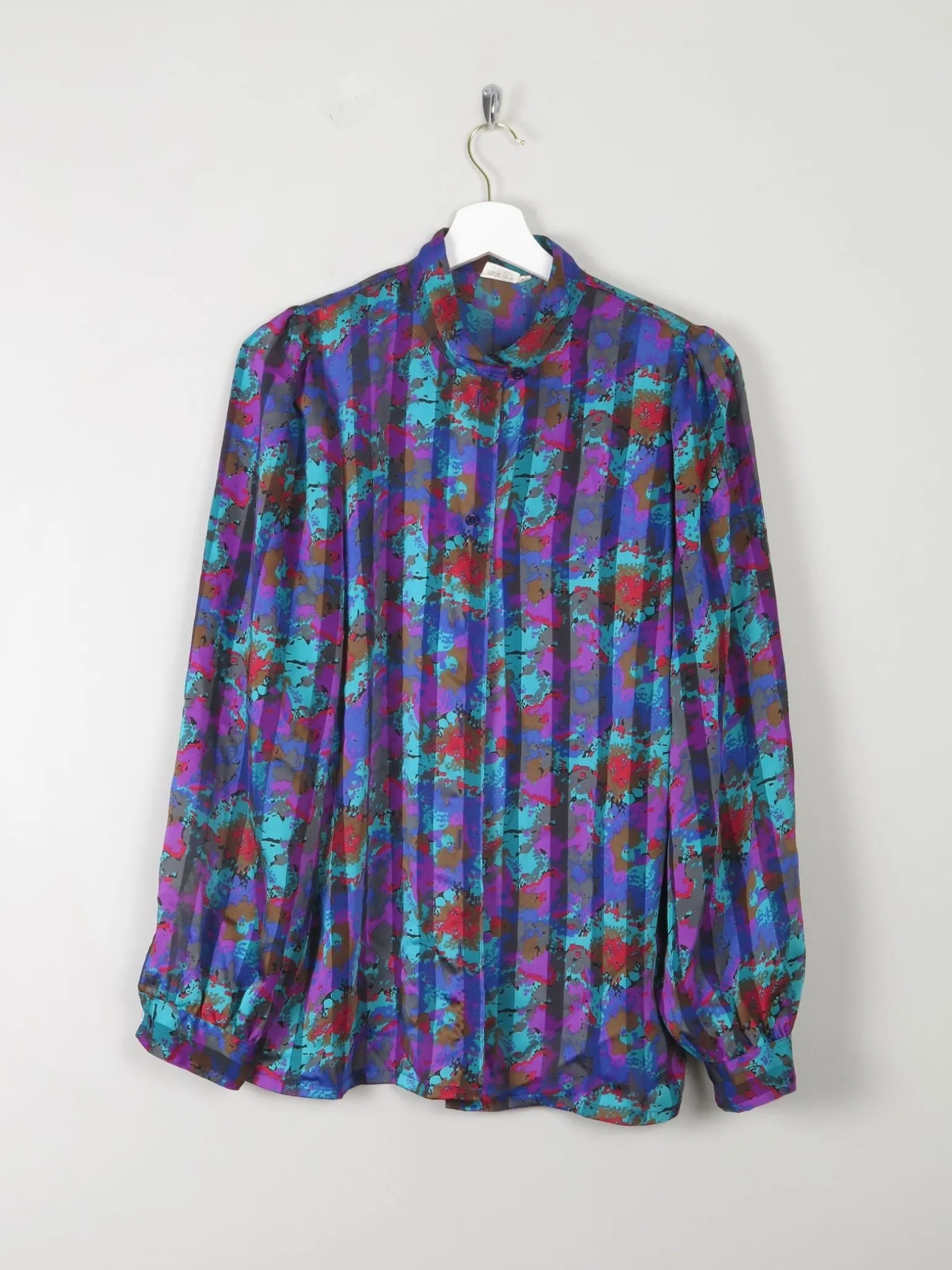 Women's Vintage Printed Blouse M