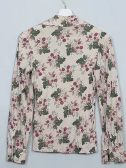 Women's Vintage Printed 70s Blouse X/S