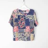 Women's Vintage Printed Top S