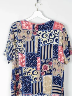 Women's Vintage Printed Top S