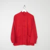 Women’s Vintage Red Chinese Dynasty Jacket With Dragon Embroidery M