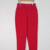Women's Vintage Red Jinglers Mom Jeans 31" W