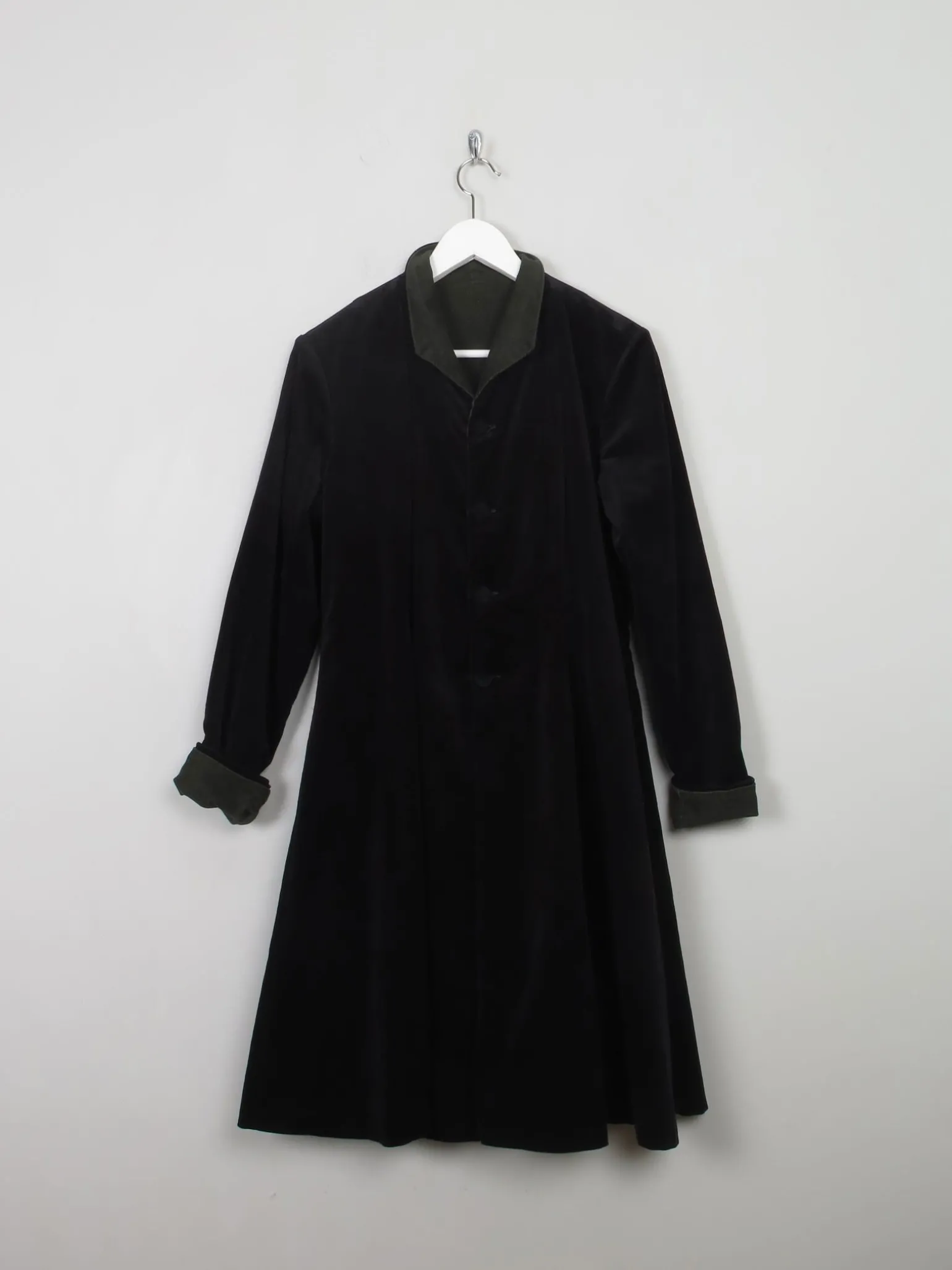 Women's Vintage Revisable Velvet & Corduroy Coat S/M