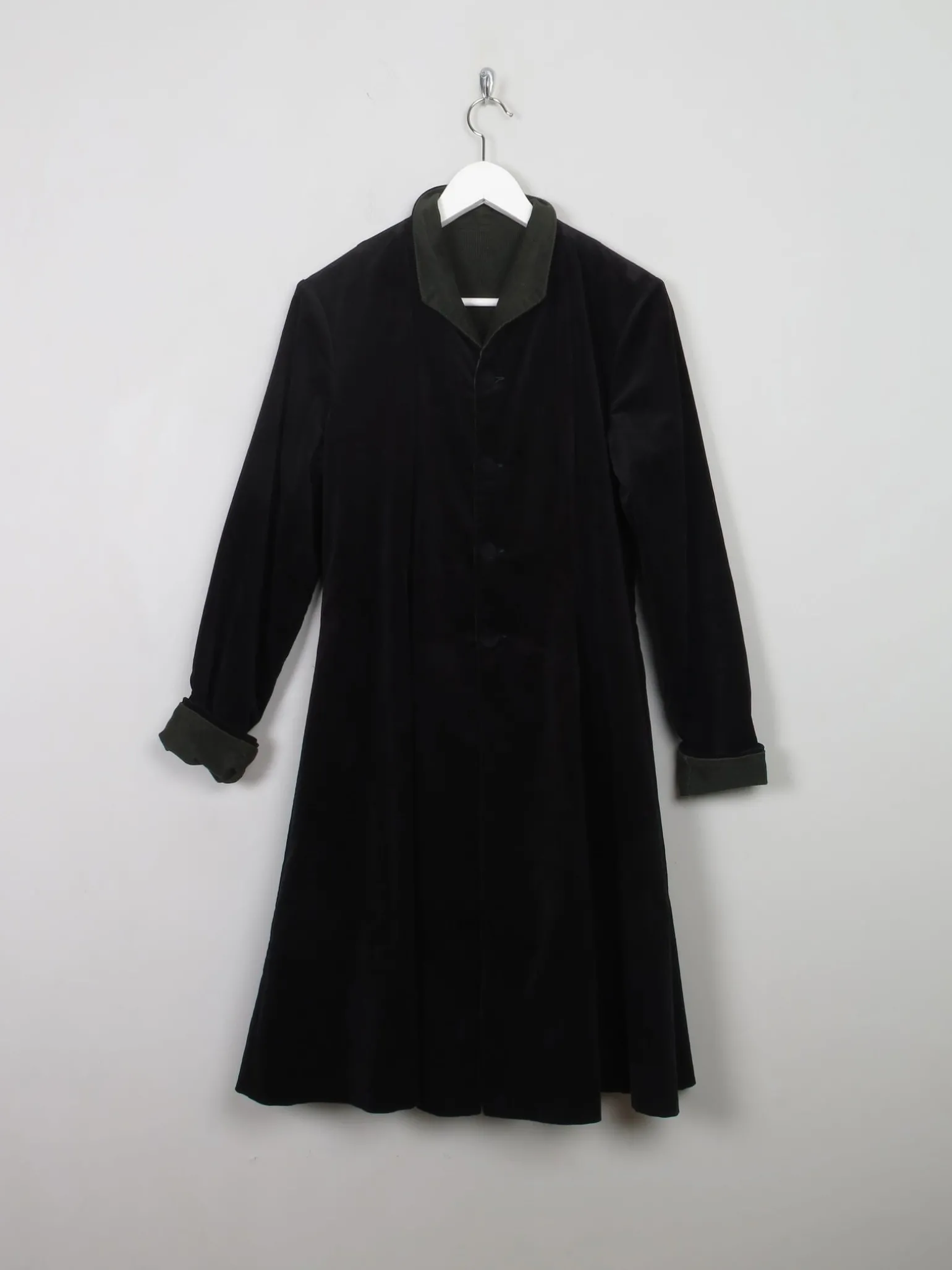 Women's Vintage Revisable Velvet & Corduroy Coat S/M