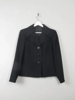 Women's Vintage 70s Black Jacket S