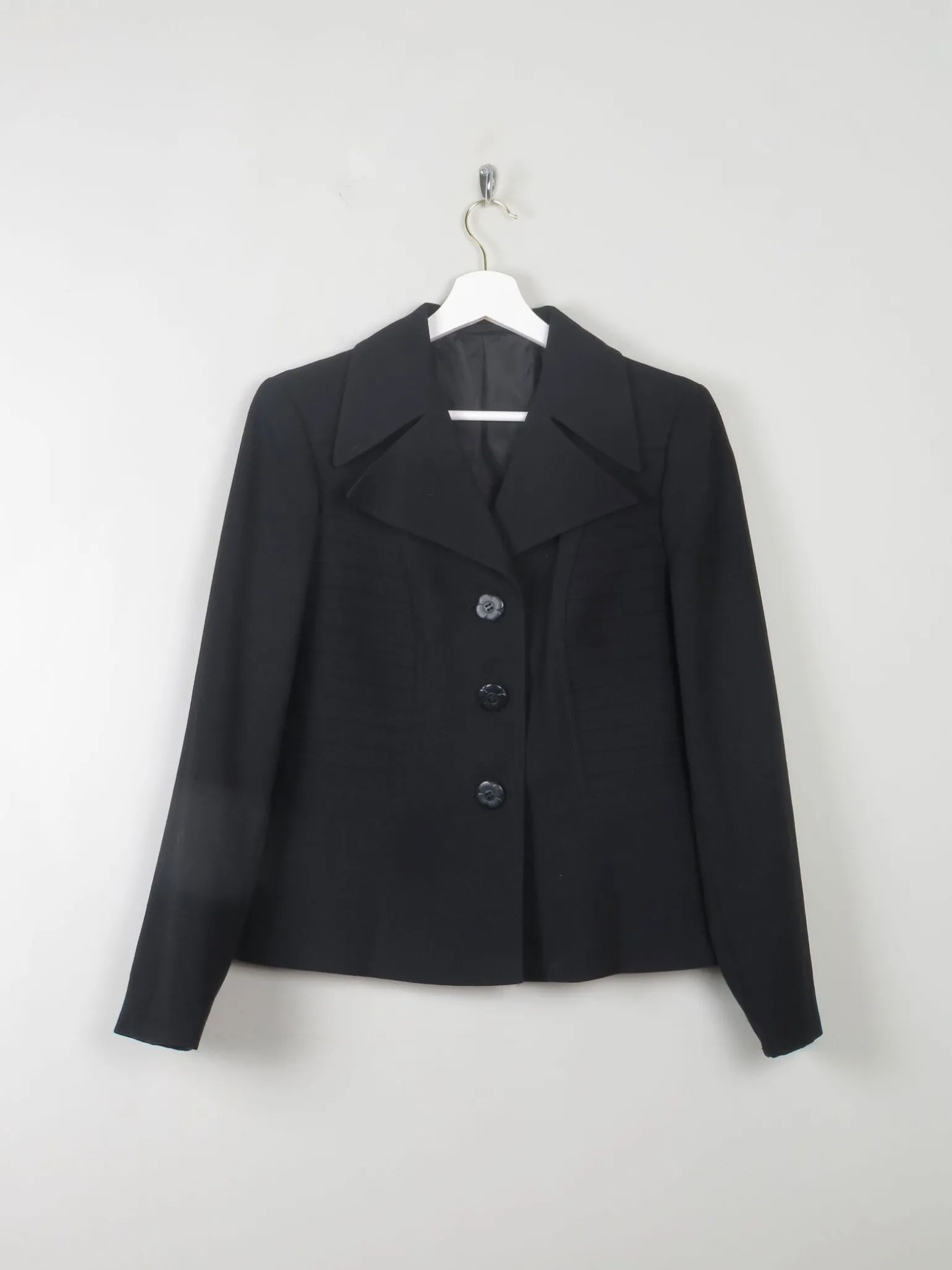 Women's Vintage 70s Black Jacket S