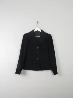 Women's Vintage 70s Black Jacket S