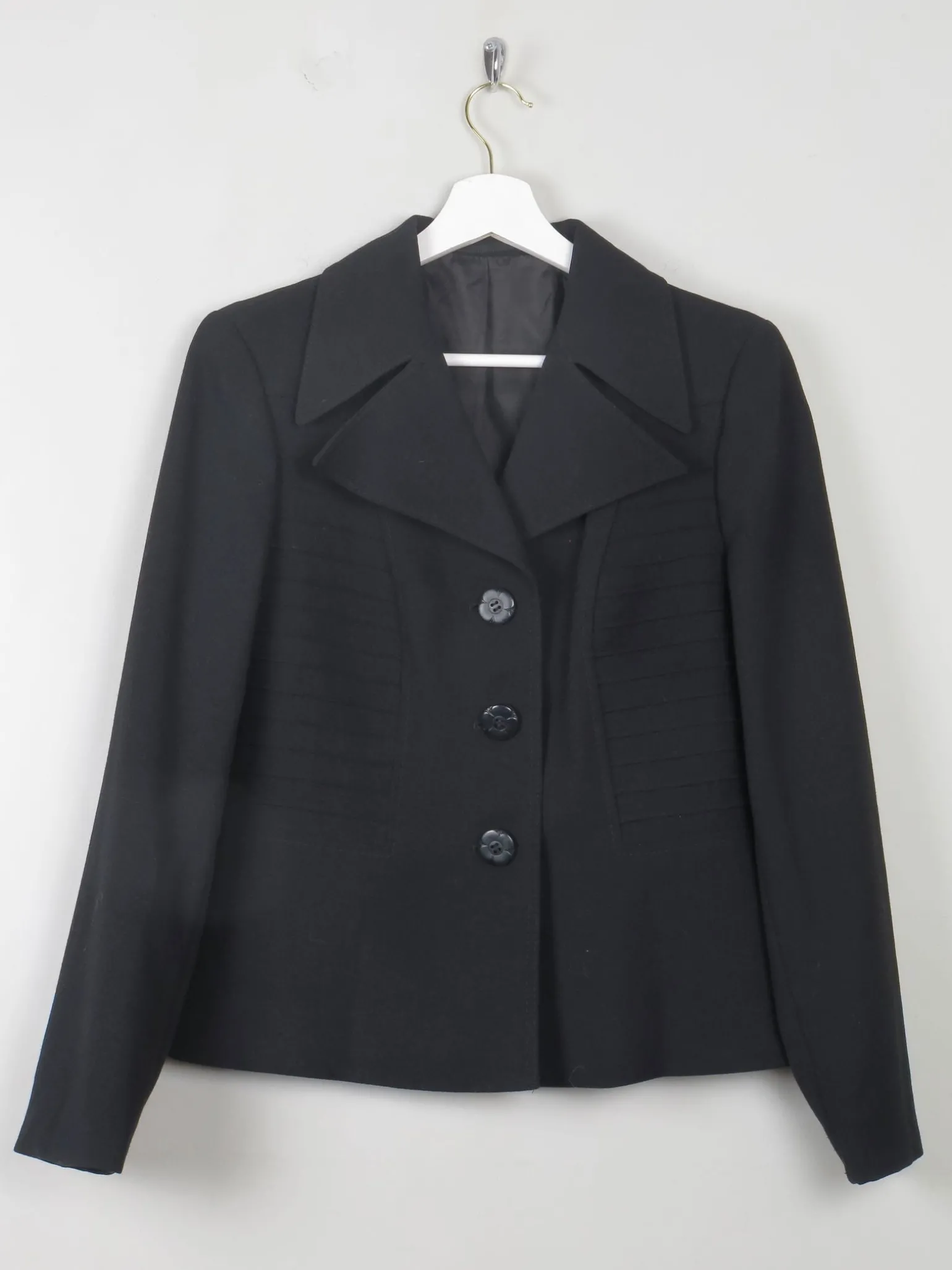 Women's Vintage 70s Black Jacket S