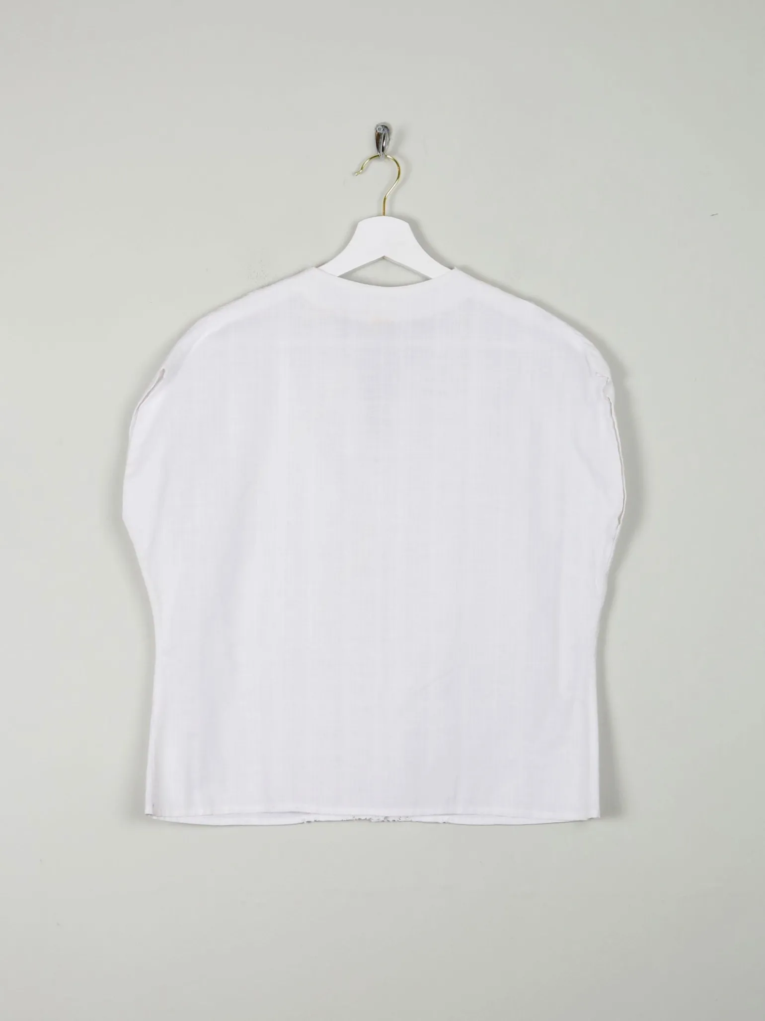 Women's Vintage 1950s Blouse With Lace Panel M