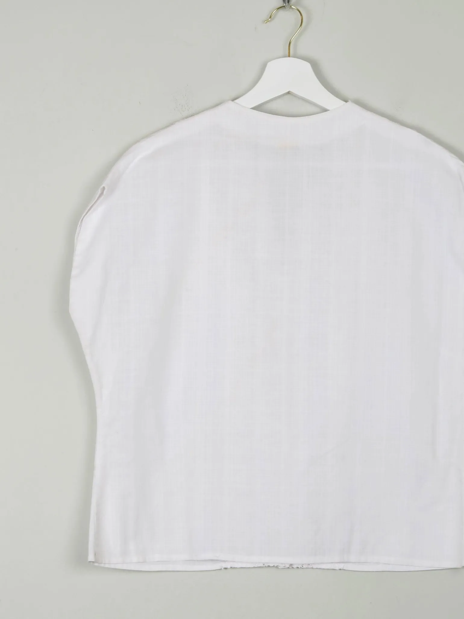 Women's Vintage 1950s Blouse With Lace Panel M