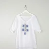 Women’s Vintage 1970s Folk Embroidered Blouse M/L