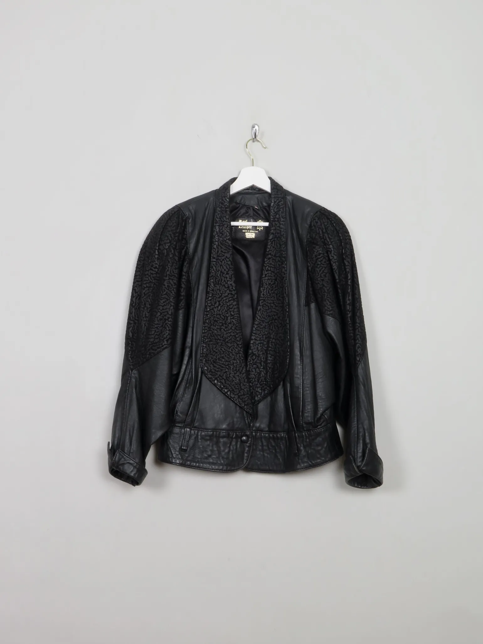 Women's Vintage 1980s Leather Jacket S