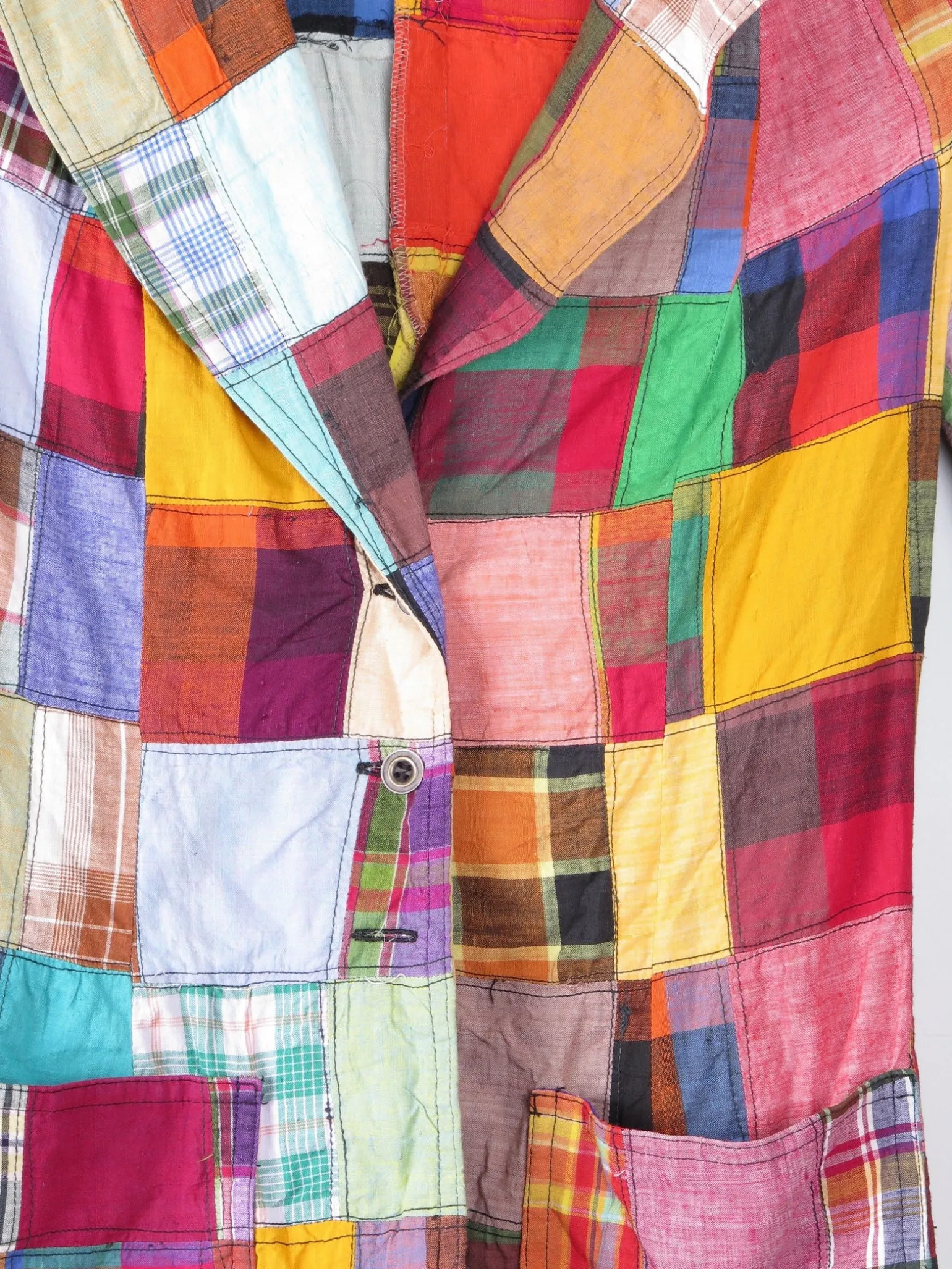Women’s Vintage 1970s Patchwork Jacket 6 XS