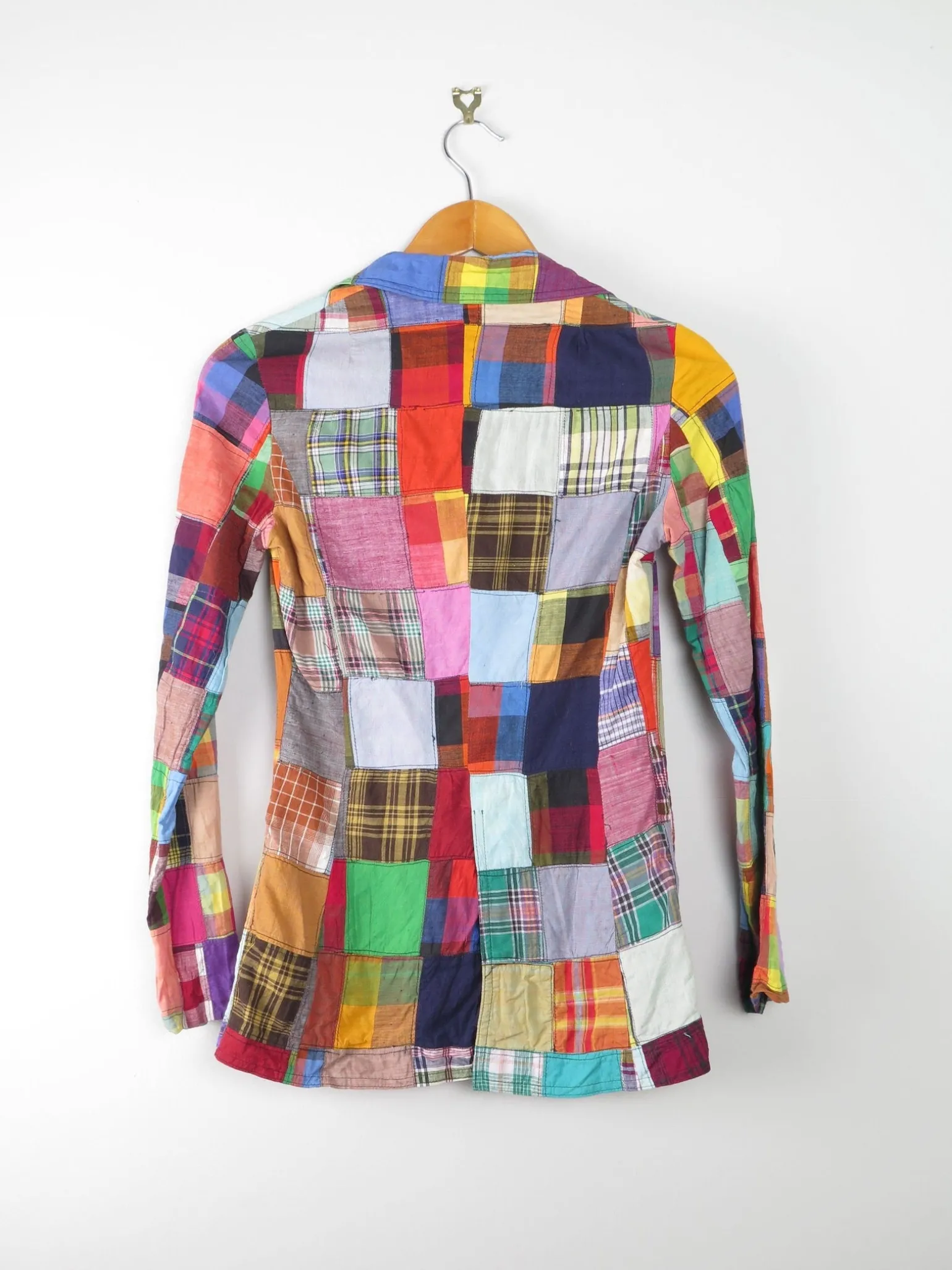 Women’s Vintage 1970s Patchwork Jacket 6 XS