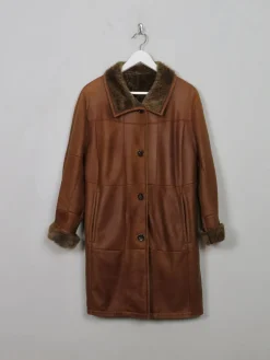 Women's Vintage Shearling Short Coat S/M