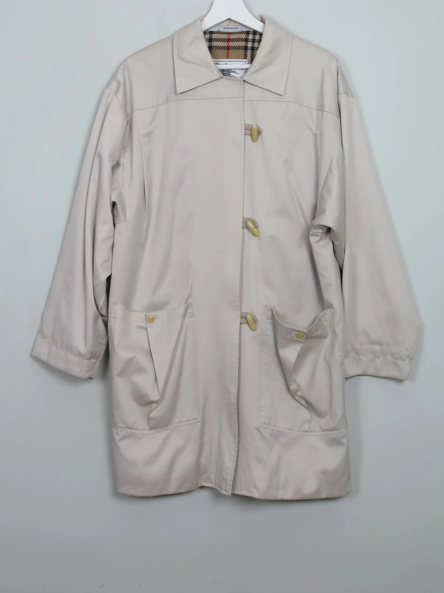 Women's Vintage Short Burberry Trench Coat M