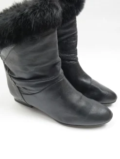Women’s Vintage Short Leather Boots 7/40