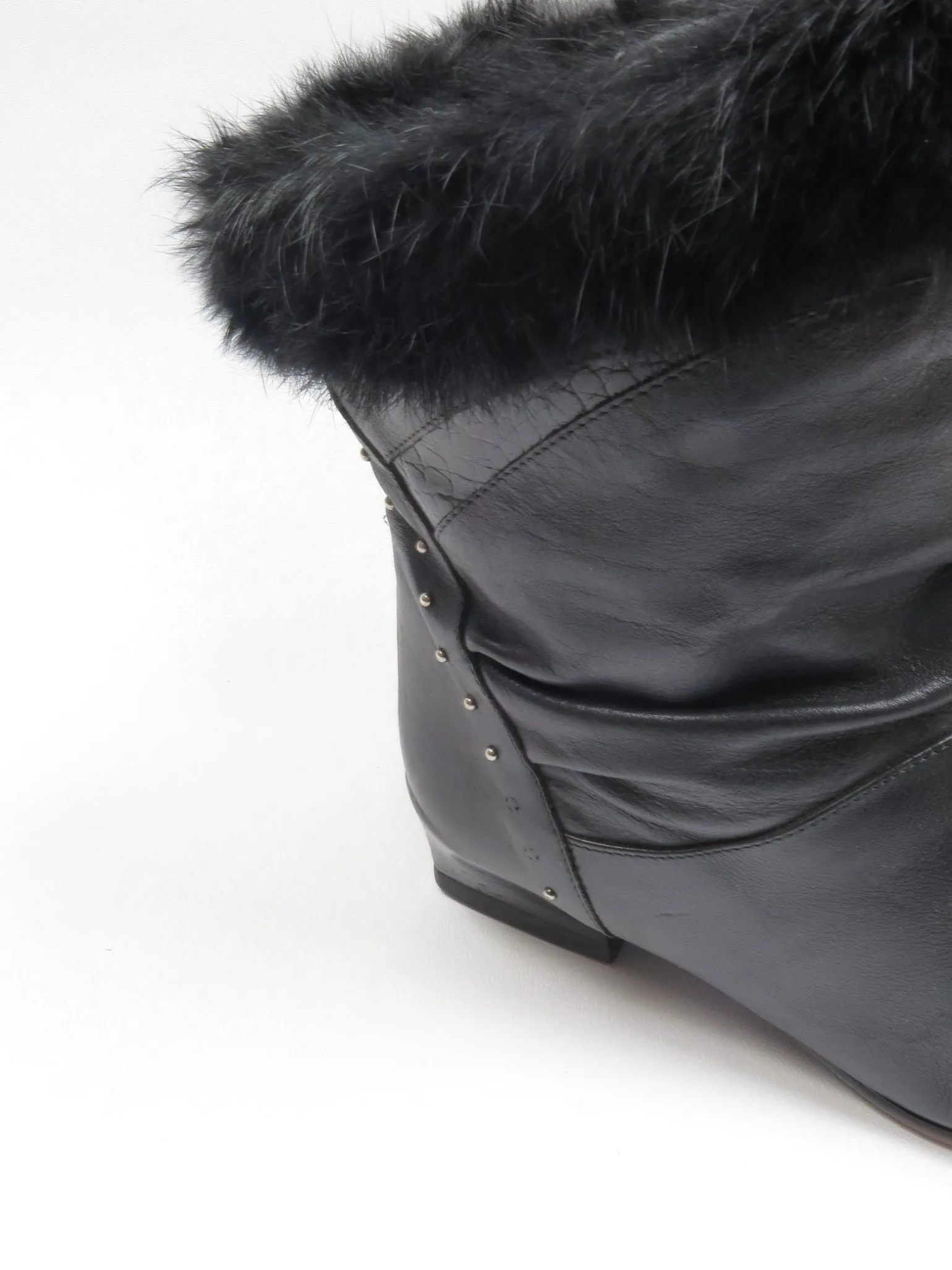 Women’s Vintage Short Leather Boots 7/40