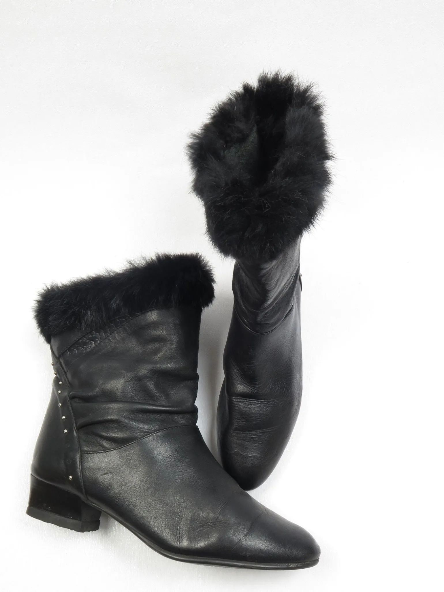 Women’s Vintage Short Leather Boots 7/40
