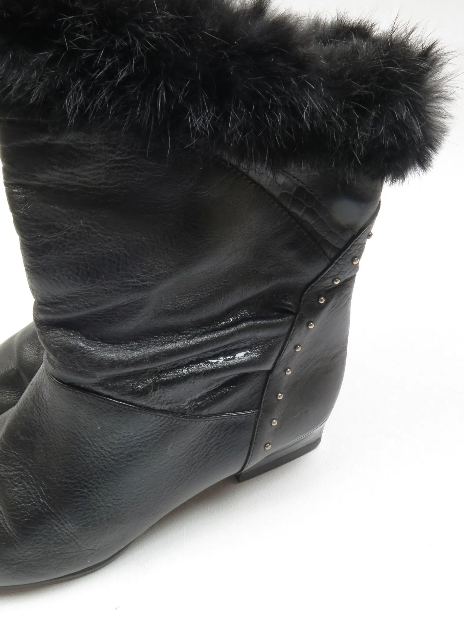 Women’s Vintage Short Leather Boots 7/40