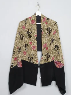 Women's Vintage Silk Asian Scarf /Shawl