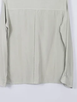 Women's Vintage Silk Blouse Sage Green XS/S