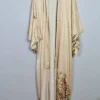 Women's Vintage Silk Hand Printed Kimono S/M