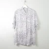 Women's Vintage Silk Leopard Print Top L/XL