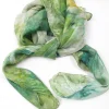 Women's Vintage Silk Tie Dye Scarf Large
