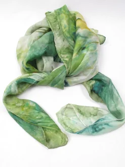 Women's Vintage Silk Tie Dye Scarf Large
