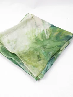 Women's Vintage Silk Tie Dye Scarf Large