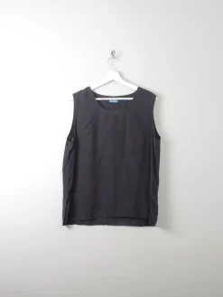 Women's Vintage Silk Vest Top L