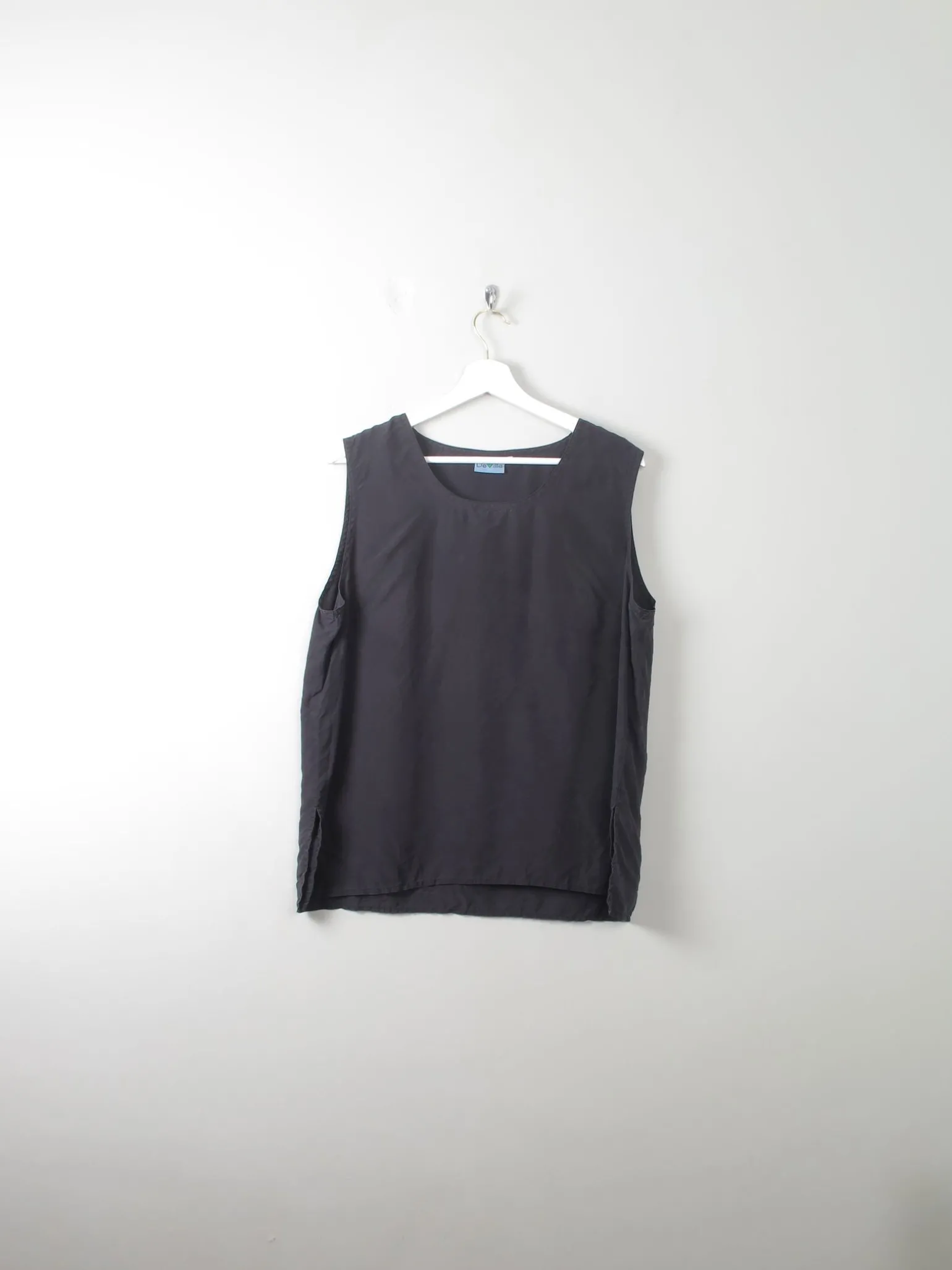 Women's Vintage Silk Vest Top L