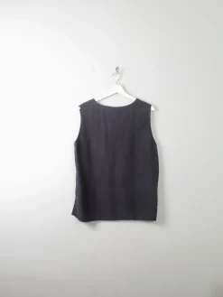 Women's Vintage Silk Vest Top L