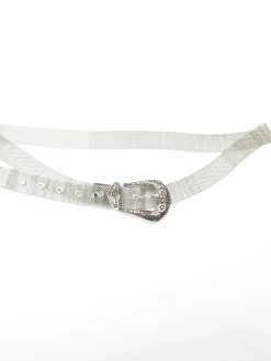 Women’s Vintage Silver Chain Mesh Western Belt S/M