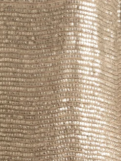 Women's Vintage Silver/ Grey Sequin Top M