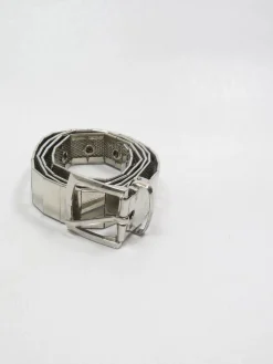 Women's Vintage Silver Metal Belt S-M
