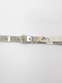 Women's Vintage Silver Metal Belt S-M
