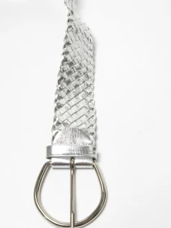 Women’s Vintage Silver Weave Belt M